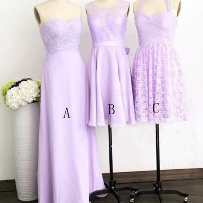 dress bridesmaid dresses lavender cheap mismatched purple lace junior weddings